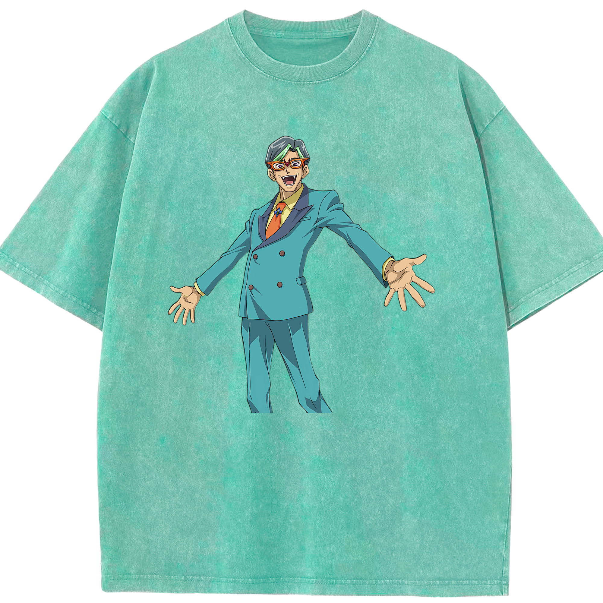 （画像用） 遊☆戯☆王 Yu-Gi-Oh! 綿100% ヴィンテージ風 半袖Tシャツ（フロントプリント）